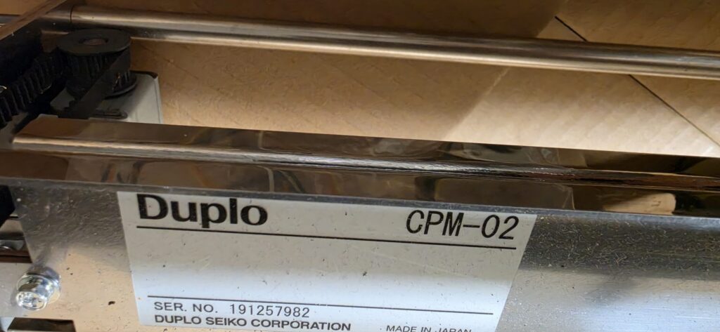 (out of stock) Used Duplo CPM-02 Perforation and Slit-Scoring Module – OPK-02 Installation kit Included